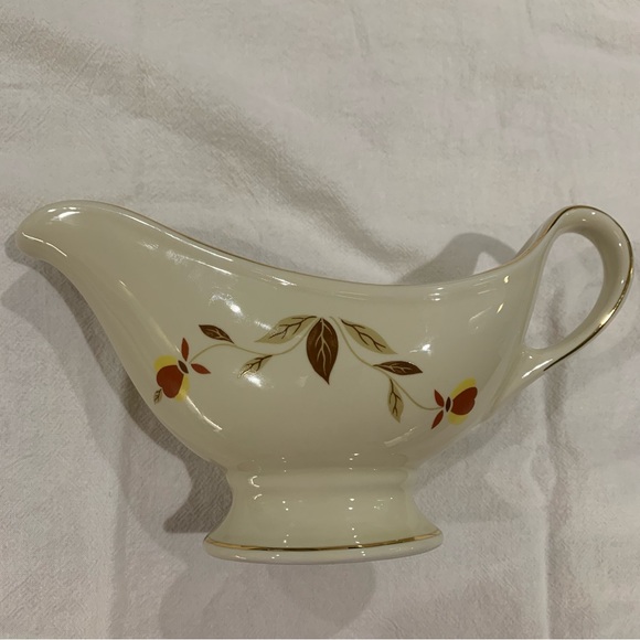 Hall’s China Autumn Leaf Open Sauce Boat - Picture 7 of 11
